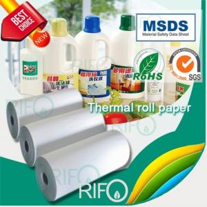 Wodoodporne naklejki Etykiety Syntetyczny biały materiał BOPP z MSDS RoHS